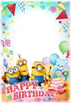 Efecto de fotos de la categoría Cumpleaños № 142397. Inscripción en el marco: ¡Feliz Cumpleaños!