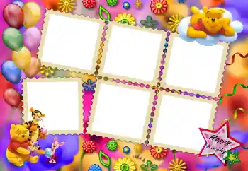 Inscripción en el marco: Happy Birthday