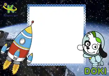 Inscripción en el marco: Doki