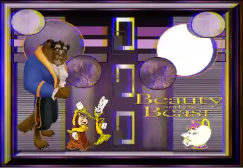 Inscripción en el marco: Beauty and the beast