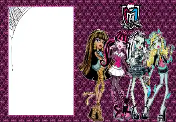 Inscripción en el marco: Monster High
