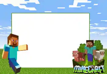 Inscripción en el marco: Minecraft