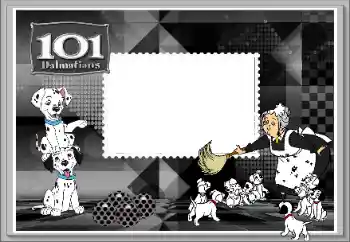 Inscripción en el marco: 101 Dalmatians