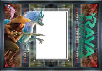 Inscripción en el marco: Raya and the last dragon Inscripción en el marco: Raya and the last dragon