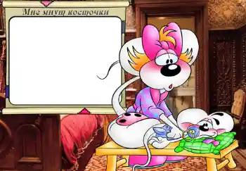 Inscripción en el marco: Мне мнут косточки. Inscripción en el marco: Мне мнут косточки.