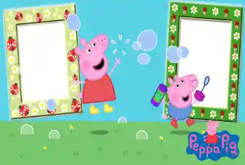 Inscripción en el marco: Peppa Pig