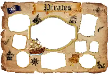 Inscripción en el marco: Pirates