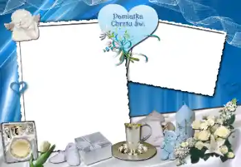 Inscripción en el marco: Christening