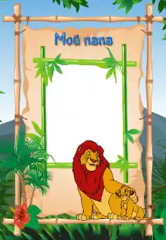 Inscripción en el marco: Mi papá