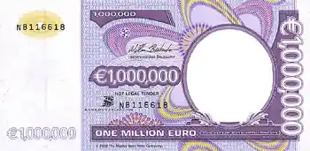 Efecto de fotos de la categoría Dinero № 589. Inscripción en el marco: Миллион евро.
