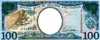 Efecto de fotos de la categoría Dinero № 590. Inscripción en el marco: 100 долларов Тринидат и Табаго.