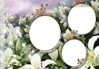 Inscripción en el marco: Mi familia