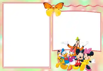 Inscripción en el marco: Invitación de cumpleaños!