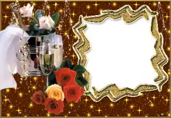 Inscripción en el marco: Invitación de boda