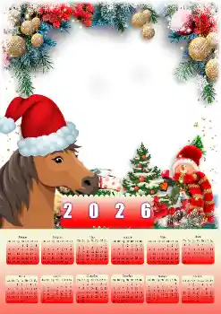 Efecto de fotos de la categoría Calendarios № 206218. Inscripción en el marco: 2026