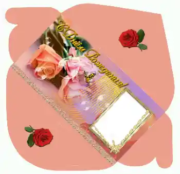 Inscripción en el marco: ¡Feliz Cumpleaños!