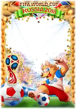 Inscripción en el marco: FIFA  WORLD CUP 2018