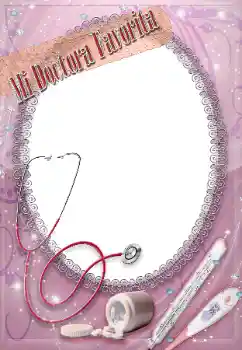 Inscripción en el marco: Mi doctora favorita Inscripción en el marco: Mi doctora favorita