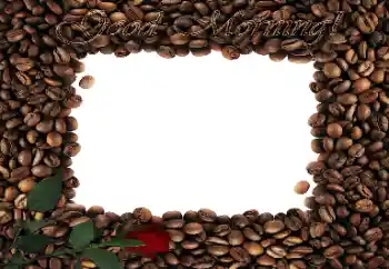 Inscripción en el marco: Good Morning!