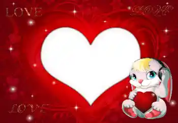 Inscripción en el marco: Love