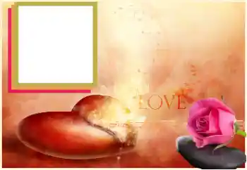 Inscripción en el marco: Love