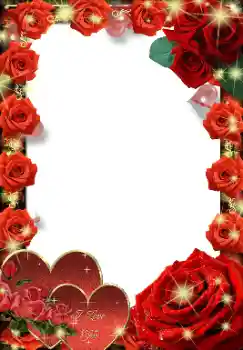 Inscripción en el marco: I love you Inscripción en el marco: I love you