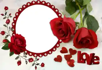 Inscripción en el marco: Love