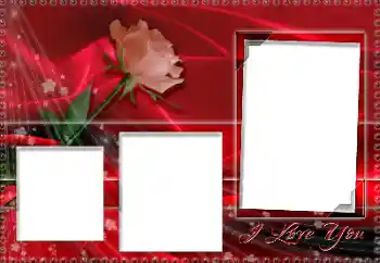 Inscripción en el marco: I love you Inscripción en el marco: I love you