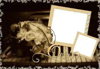 Inscripción en el marco: Only you Inscripción en el marco: Only you