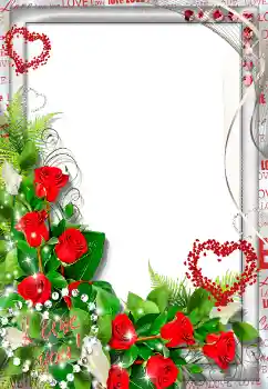 Inscripción en el marco: I love you! Inscripción en el marco: I love you!