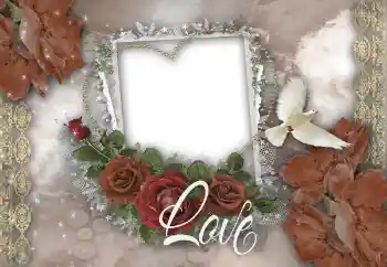 Inscripción en el marco: Love Inscripción en el marco: Love