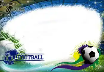 Inscripción en el marco: Fútbol