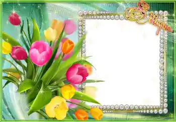 Inscripción en el marco: Día de la Mujer!