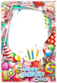 Efecto de fotos de la categoría Tarjetas de Feliz Cumpleaños № 158471. Inscripción en el marco: ¡Feliz Cumpleaños!