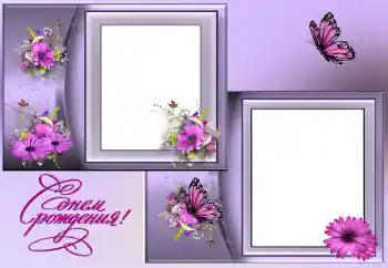 Efecto de fotos de la categoría Tarjetas de Feliz Cumpleaños № 169131. Inscripción en el marco: ¡Feliz Cumpleaños!