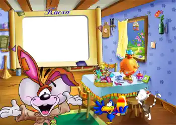 Inscripción en el marco: Пасха.