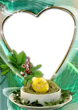 Inscripción en el marco: Христос Воскрес!