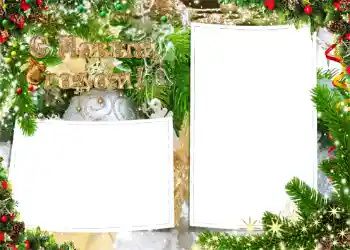 Inscripción en el marco: Feliz Año Nuevo! Inscripción en el marco: Feliz Año Nuevo!