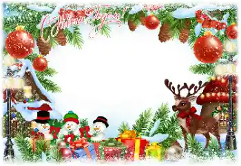 Inscripción en el marco: Feliz Año Nuevo!