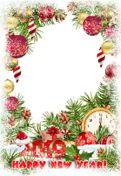 Inscripción en el marco: Feliz Año Nuevo! Inscripción en el marco: Feliz Año Nuevo!