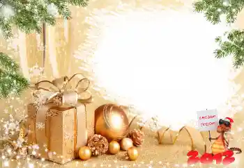 Inscripción en el marco: Feliz Año Nuevo! Inscripción en el marco: Feliz Año Nuevo!