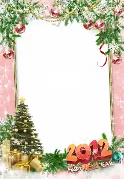 Inscripción en el marco: Happy New Year!