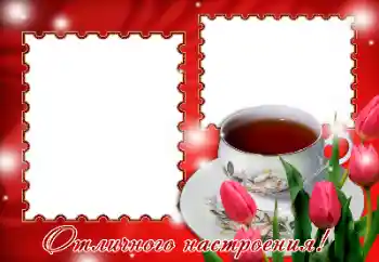 Inscripción en el marco: Excellent mood! Inscripción en el marco: Excellent mood!