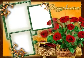 Inscripción en el marco: ¡Felicidades! Inscripción en el marco: ¡Felicidades!