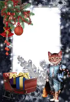 Efecto de fotos de la categoría Postales de Navidad № 88007