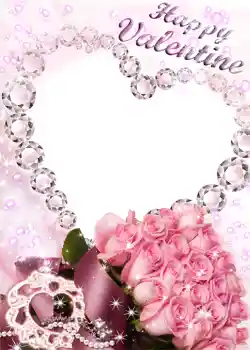 Inscripción en el marco: ¡Feliz Dia de San Valentin!