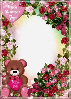 Inscripción en el marco: ¡Feliz Dia de San Valentin!