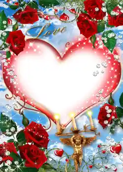 Efecto de fotos de la categoría Postales de San Valentín № 676