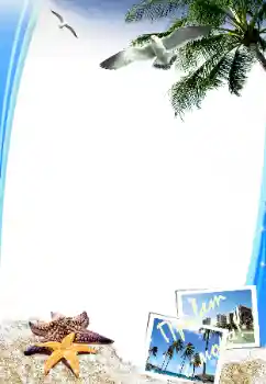 Inscripción en el marco: Привет с моря