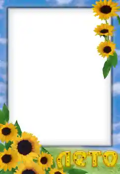 Inscripción en el marco: Verano